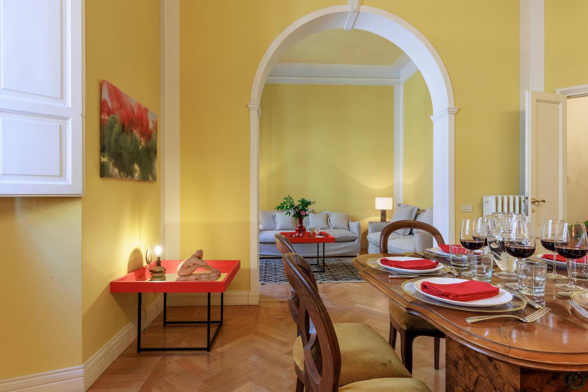 Florence Huge Apartment With Private Garden Exteriör bild